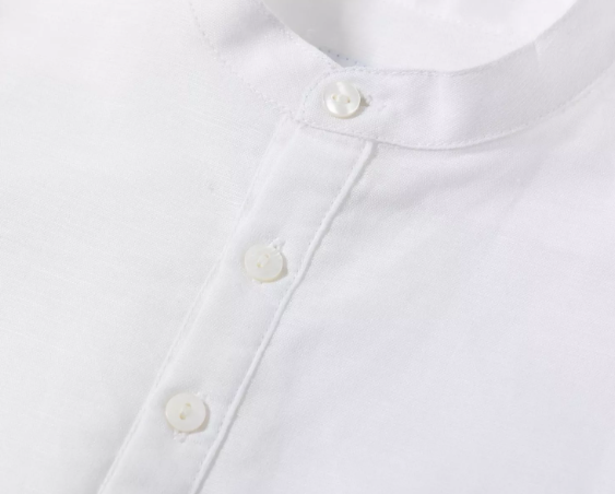 Chemise blanche col mao enfant