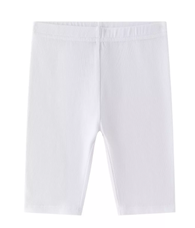 Leggings blanc court bébé