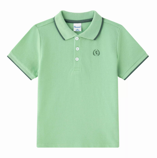 Polo vert garçon