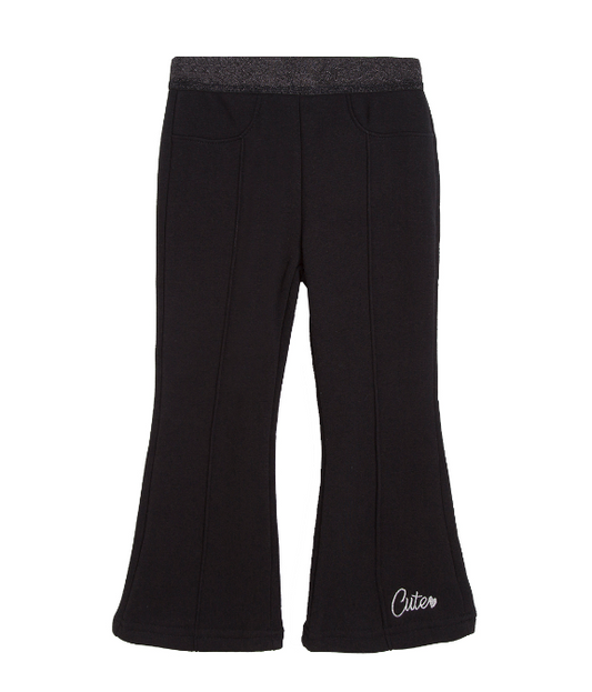 Pantalon noir chaud doublé Cute Fille