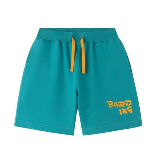 Short turquoise Boarding Garçon