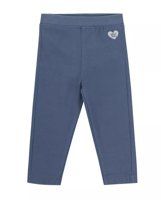 Legging bébé fille bleu
