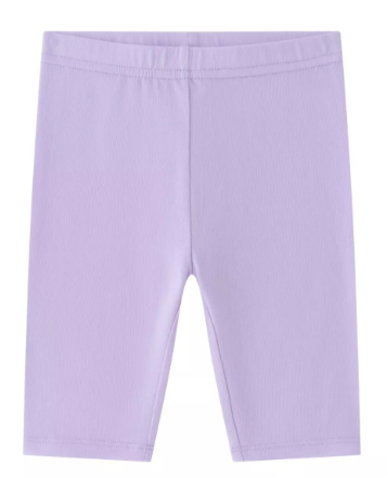 Leggings violet court bébé