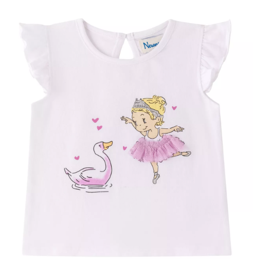 T-shirt Danseuse et cygne Bébé
