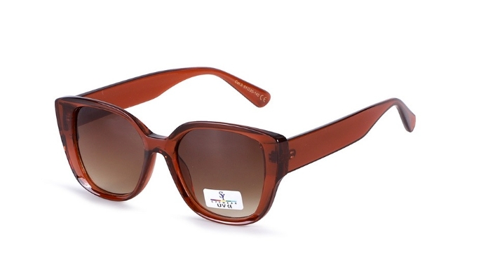 Lunettes de soleil verres et monture marron