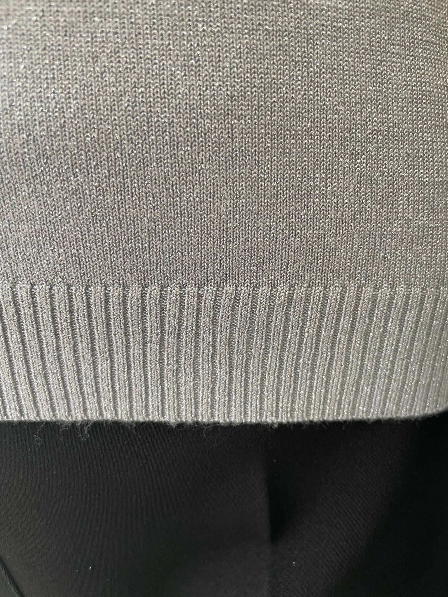 Top débardeur lurex argenté