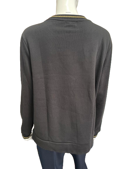 Sweat noir à motif crabes