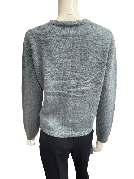 Gilet en mohair gris
