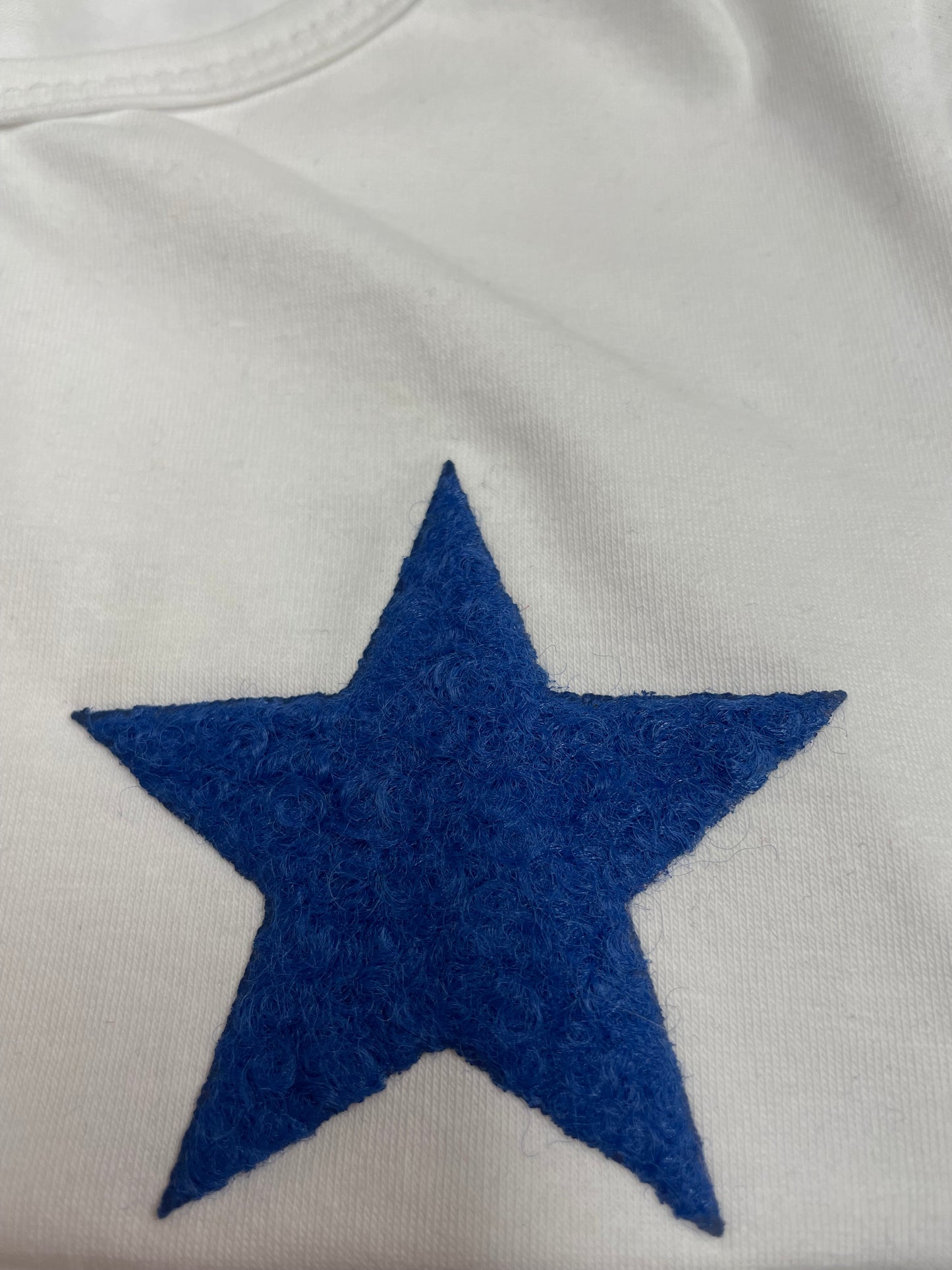 T-shirt blanc étoile bleu Enfant