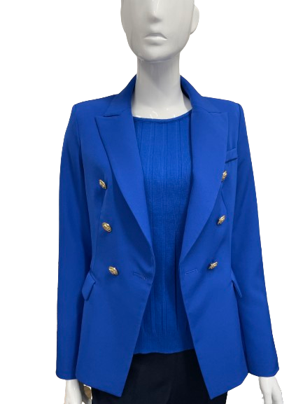Veste blazer bleu royal