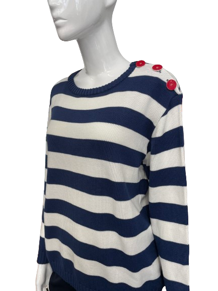 Pull Marinière marine