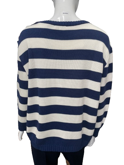 Pull Marinière marine