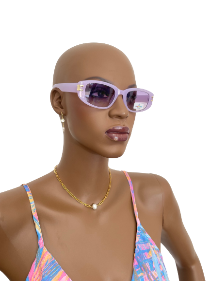 Lunettes de soleil parme