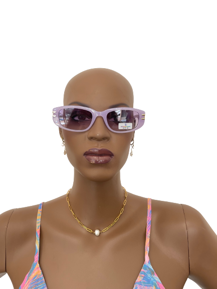 Lunettes de soleil parme