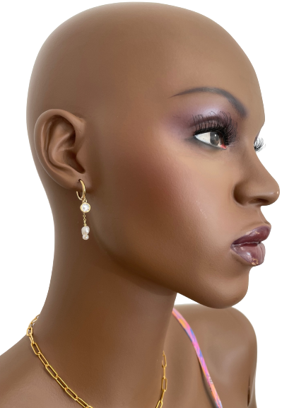 Boucles d'oreilles Perles d'eau douce