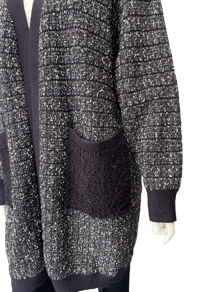Gilet long marine