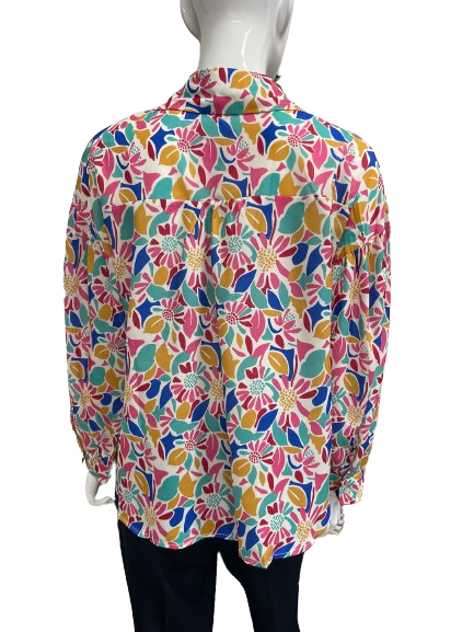 Chemise imprimée multicolore