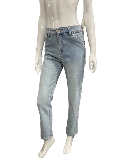 Jean droit ajusté bleu ciel