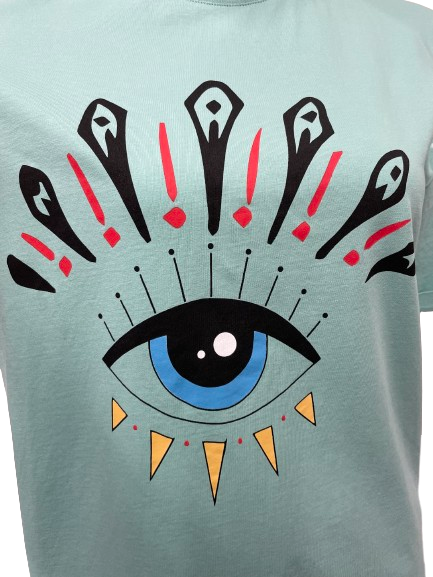 T-shirt sérigraphié œil