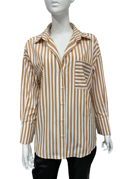 Chemise oversize à rayures