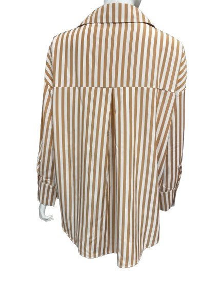 Chemise oversize à rayures