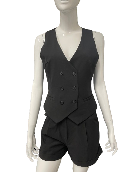 Gilet de costume noir
