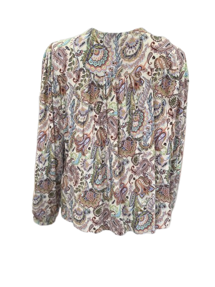Blouse à imprimé paisley