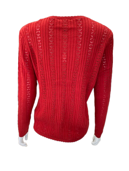 Gilet rouge rouille