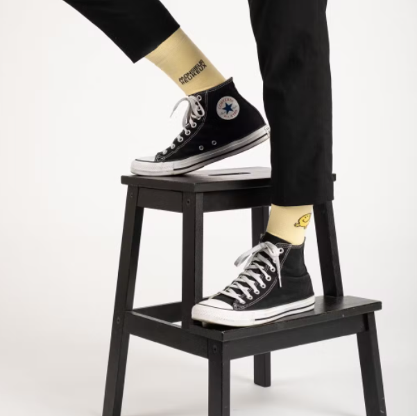 Chaussettes jaunes Monsieur Madame - M. Heureux