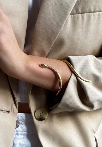 Bracelet Serpent doré