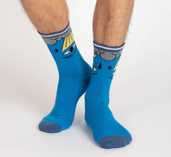 Chaussettes de sport Bleues - Pierre Merriaux Taille 41/46
