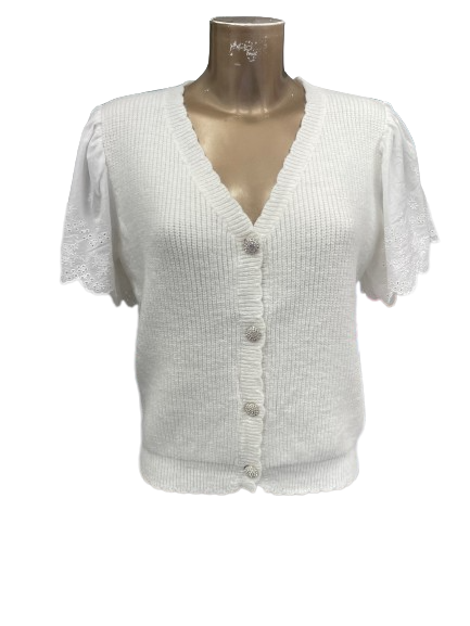 Gilet Bi matière Manches courtes