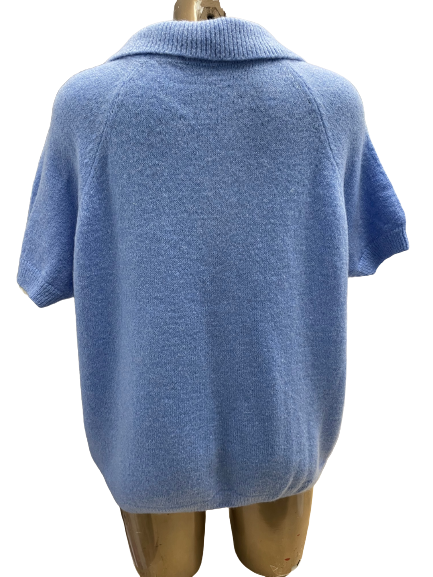 Pull Bleu Manches courtes