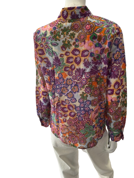 Chemise à imprimé floral