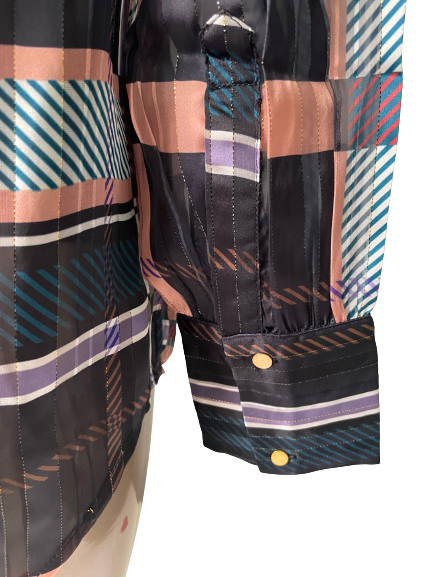 Blouse à carreaux