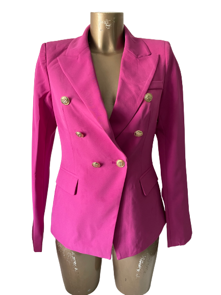 Veste blazer magenta