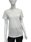 T-shirt col V blanc