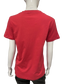 T-shirt rouge col rond
