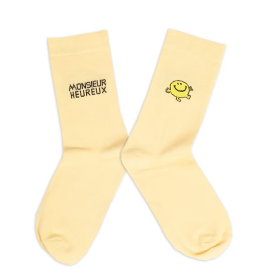 Chaussettes jaunes Monsieur Madame - M. Heureux